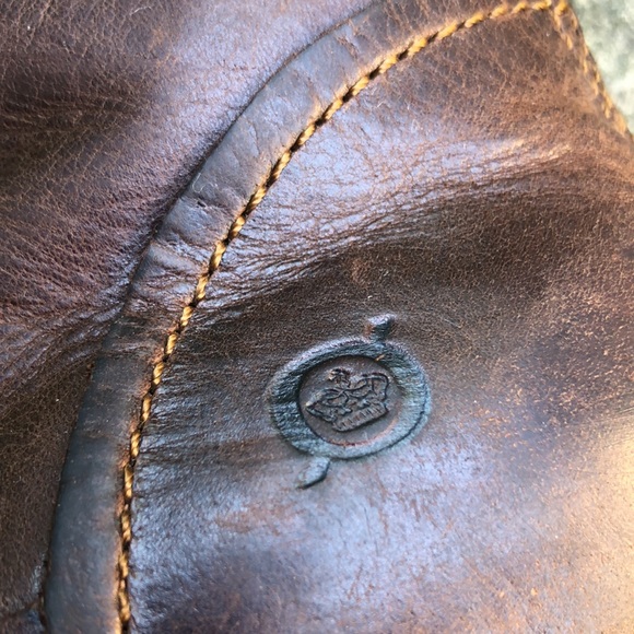 Born Leather Boots-Sz 7-Sherpa Lined-Small Heel-Zipper at Back-Brown - Picture 7 of 16